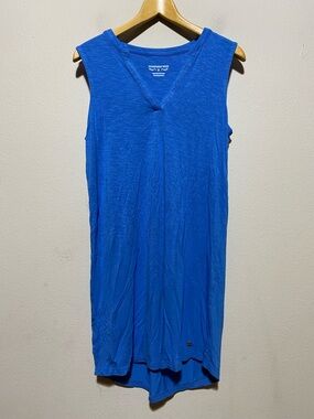 Southern Tide Performance Dress Sleeveless V Neck Blue Size Small Golf Tennis